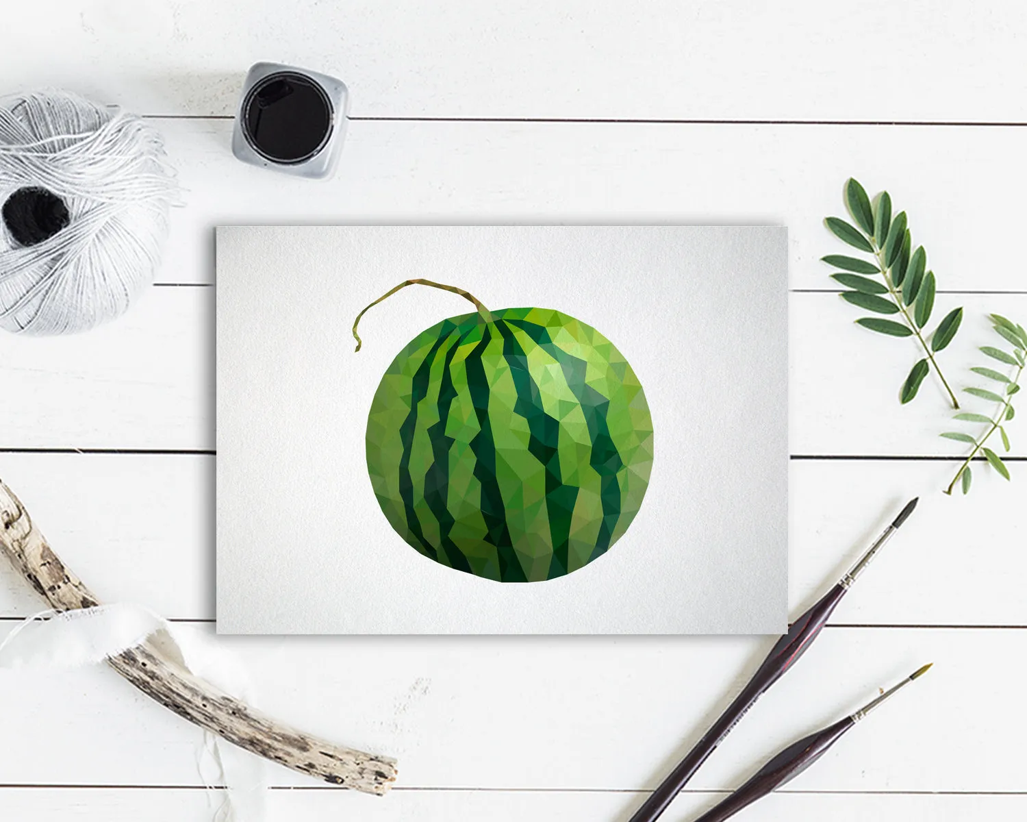 Watermelon Food Customized Gift Cards