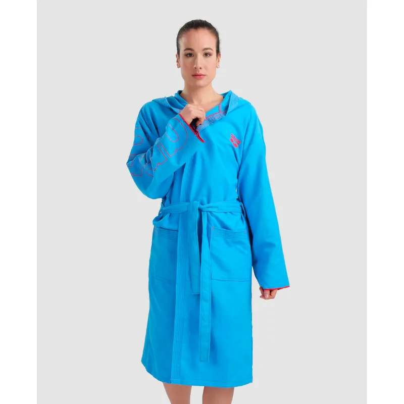 ZEAL PLUS BATHROBE - BLUE/RED