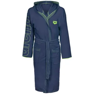 ZEAL PLUS BATHROBE - NAVY/LIME