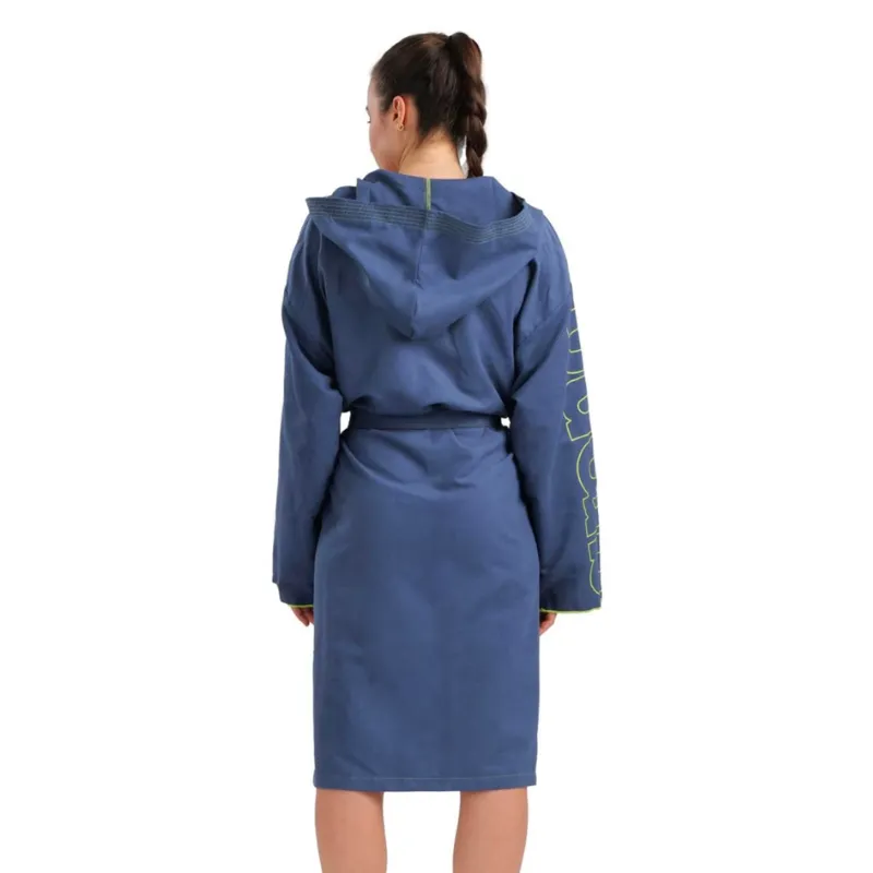 ZEAL PLUS BATHROBE - NAVY/LIME